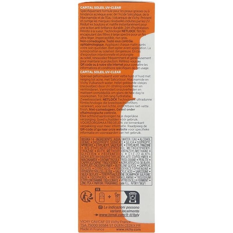 VICHY CAPITAL Soleil UV-Clear LSF 50+