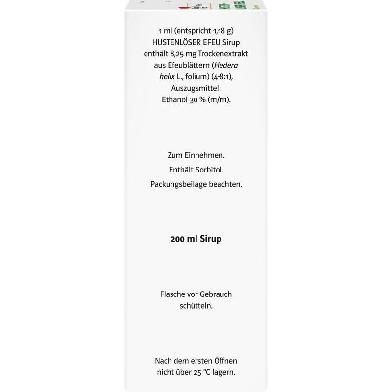 HUSTENLÖSER EFEU DoppelherzPharma 8,25 mg/ml Sirup