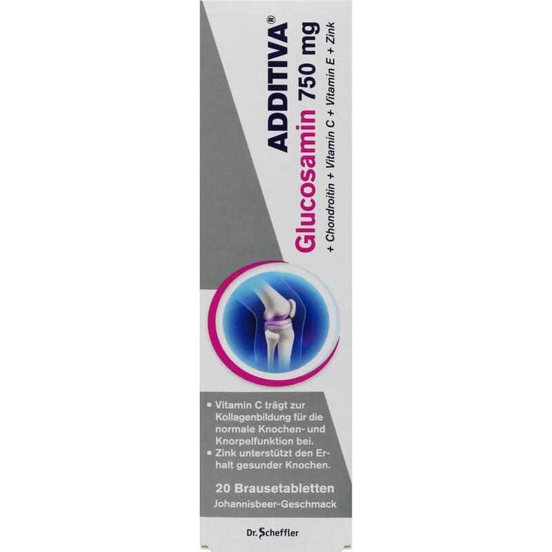 ADDITIVA Glucosamin 750 mg Brausetabletten
