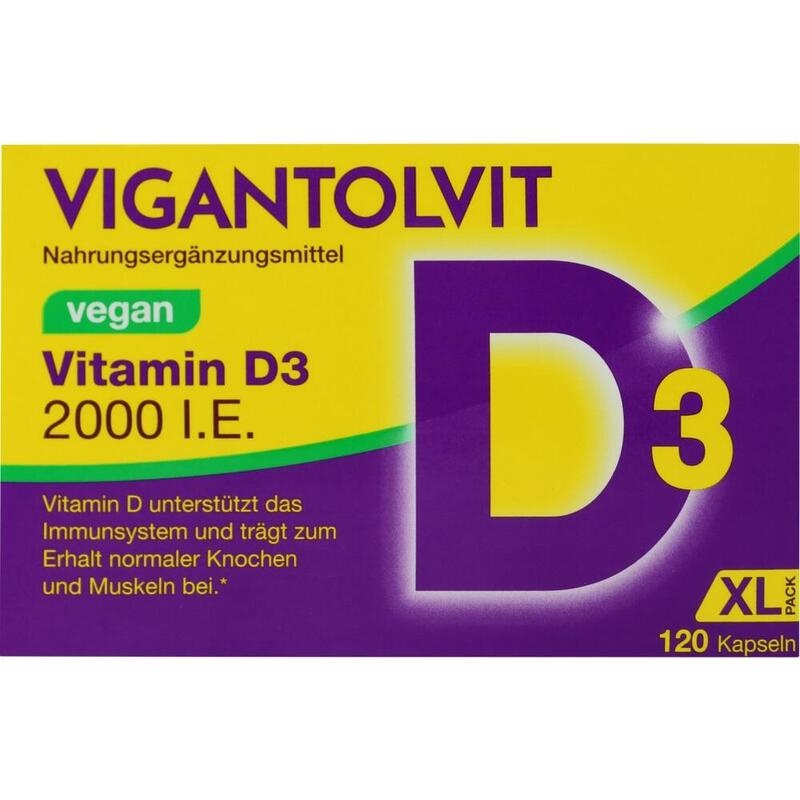 VIGANTOLVIT 2000 I.E. Vitamin D3 vegan Weichkaps.