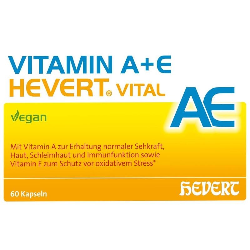 VITAMIN A+E Hevert Vital Kapseln