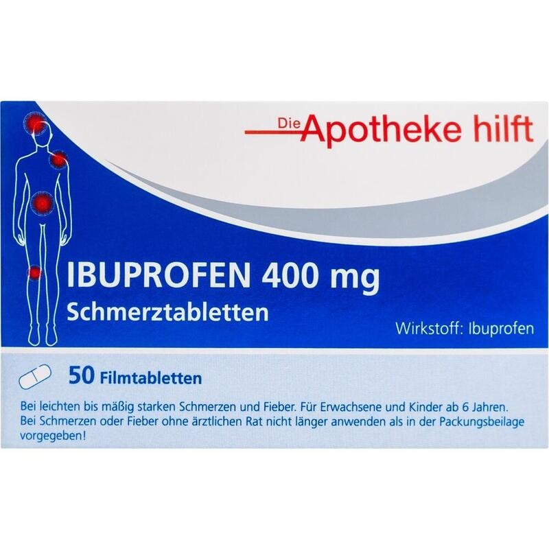 IBUPROFEN 400 mg Die Apotheke hilft Filmtabletten