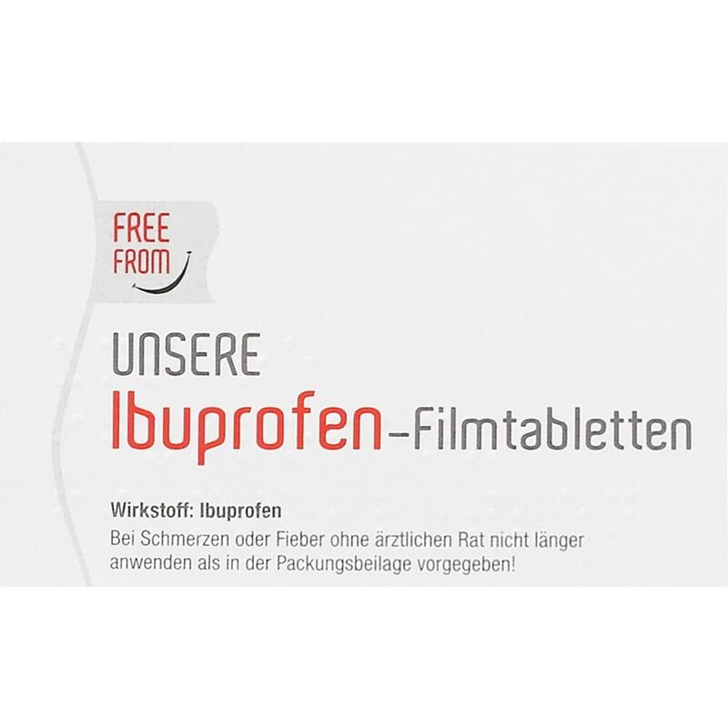 UNSERE Ibuprofen-Filmtabletten