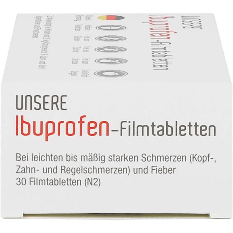 UNSERE Ibuprofen-Filmtabletten
