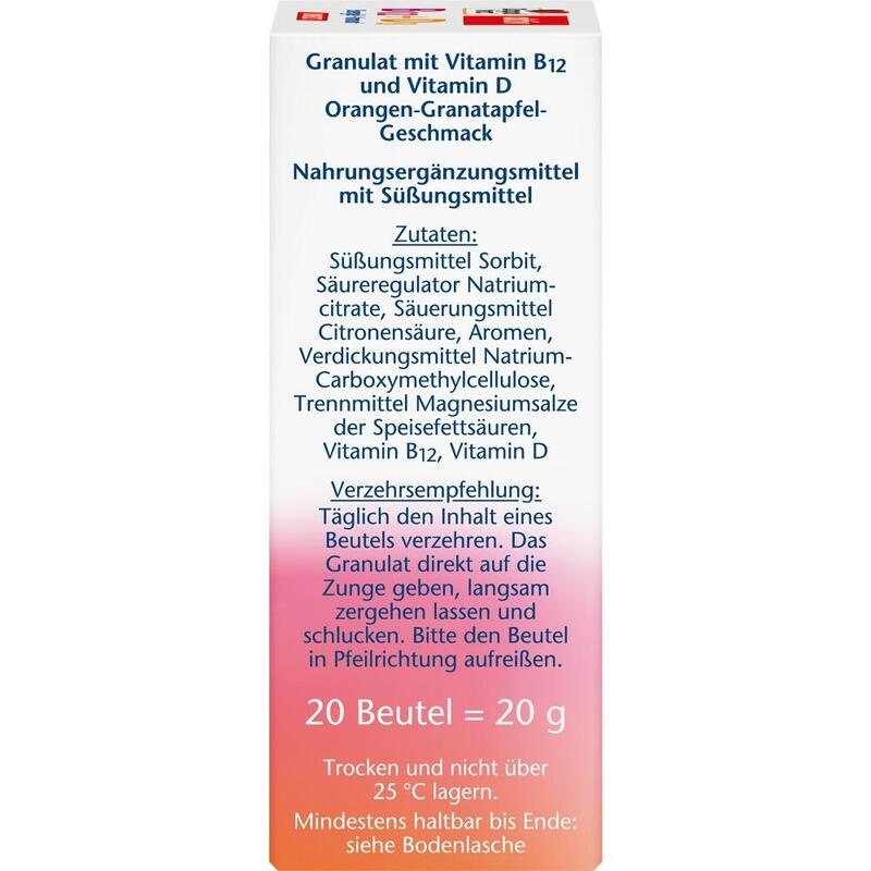 DOPPELHERZ B12+D3 DIRECT Pellets