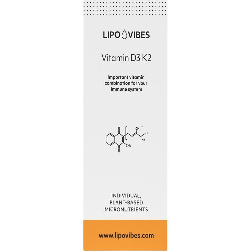 LIPOVIBES Pure Vitamin D3K2 Tropfen zum Einnehmen