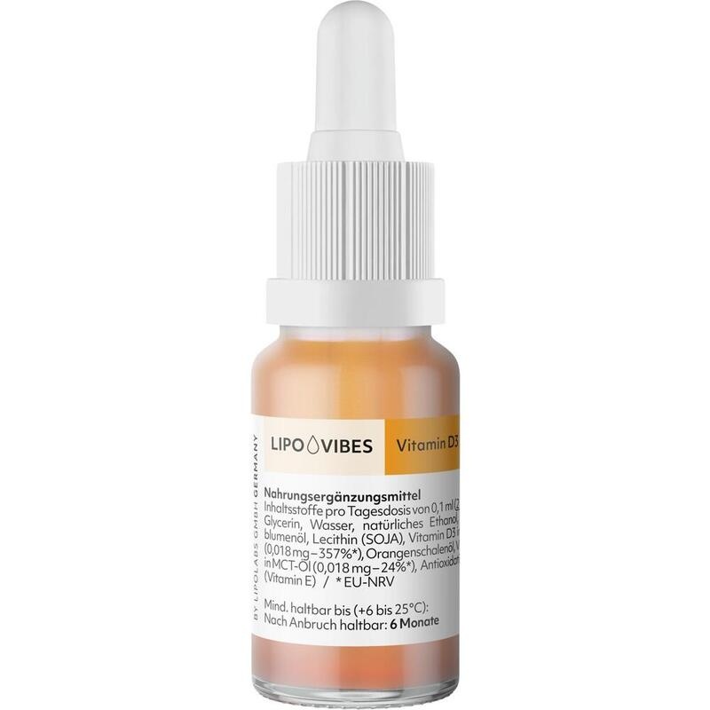 LIPOVIBES Pure Vitamin D3K2 Tropfen zum Einnehmen