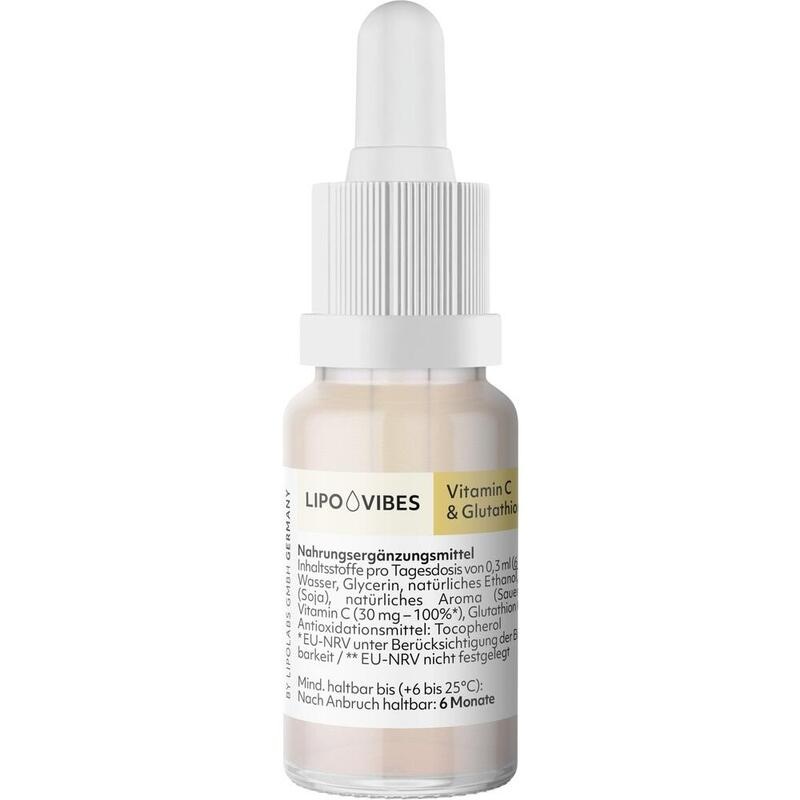 LIPOVIBES Pure Vitamin C & Glutathion Tro.z.Einn.