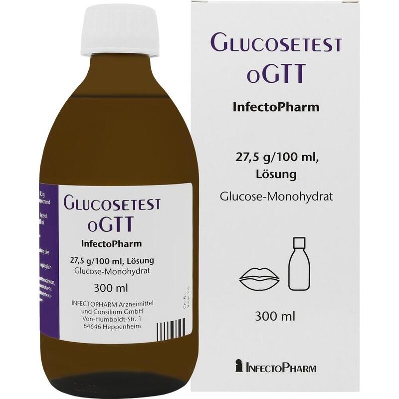 GLUCOSETEST oGTT InfectoPharm 27,5 g/100 ml Lösung