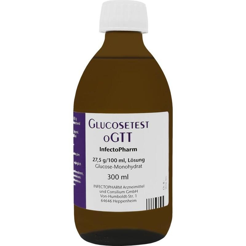 GLUCOSETEST oGTT InfectoPharm 27,5 g/100 ml Lösung