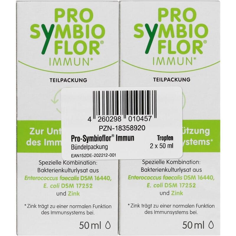 PRO-SYMBIOFLOR Immun mit Bakterienkulturen & Zink