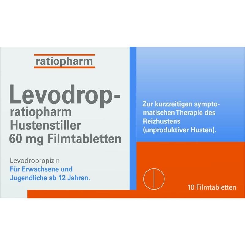 LEVODROP-ratiopharm Hustenstiller 60 mg Filmtabl.