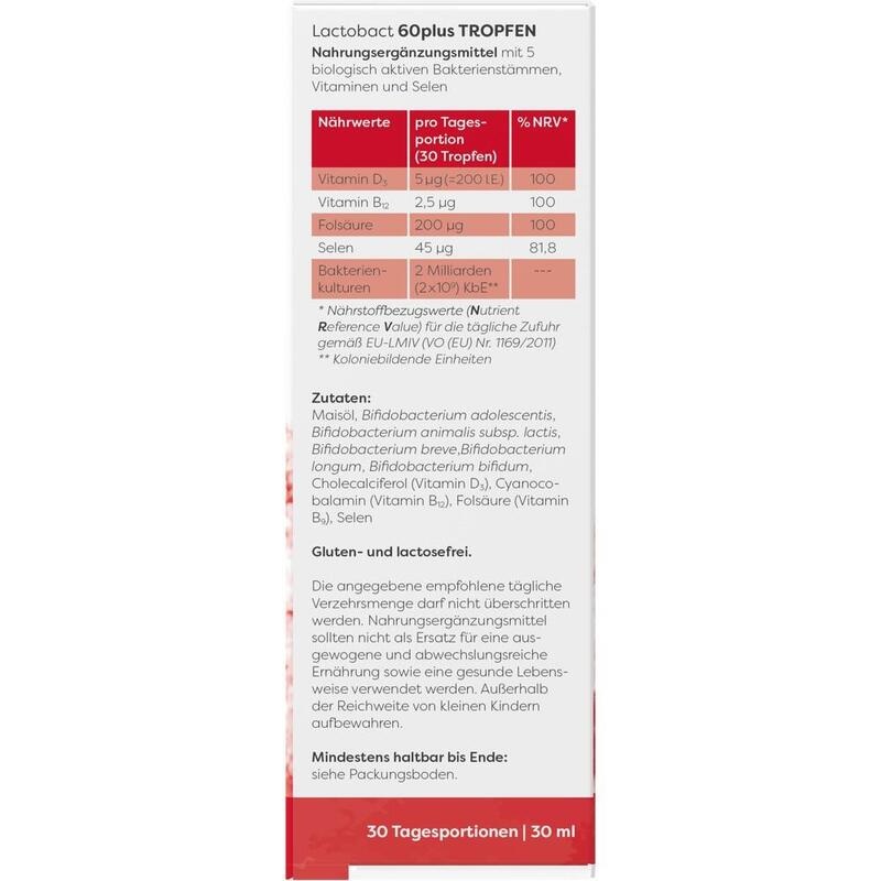 LACTOBACT 60plus Tropfen