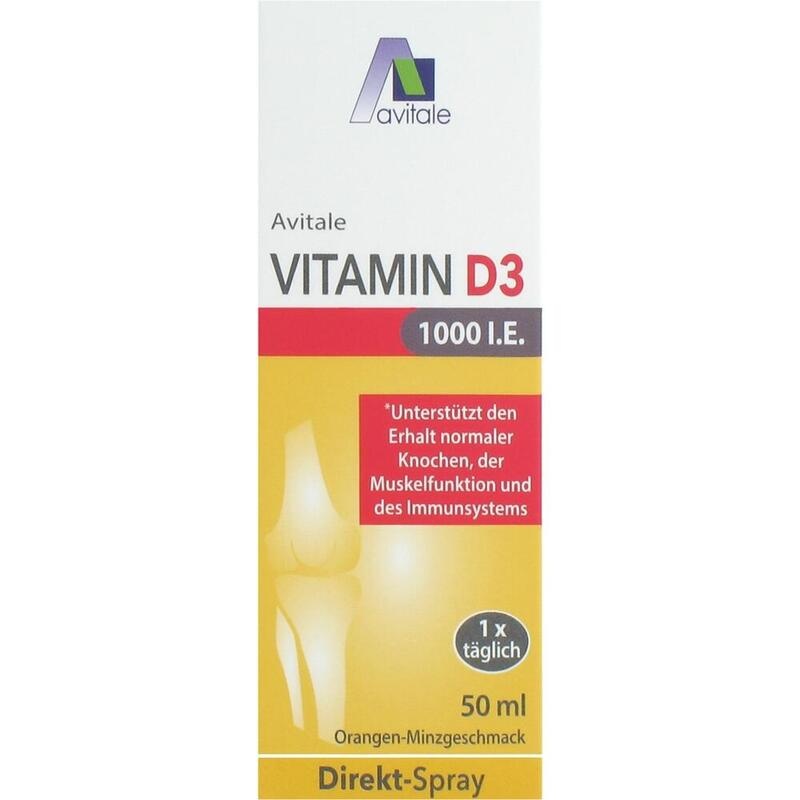 VITAMIN D3 1000 I.E. Direkt-Spray