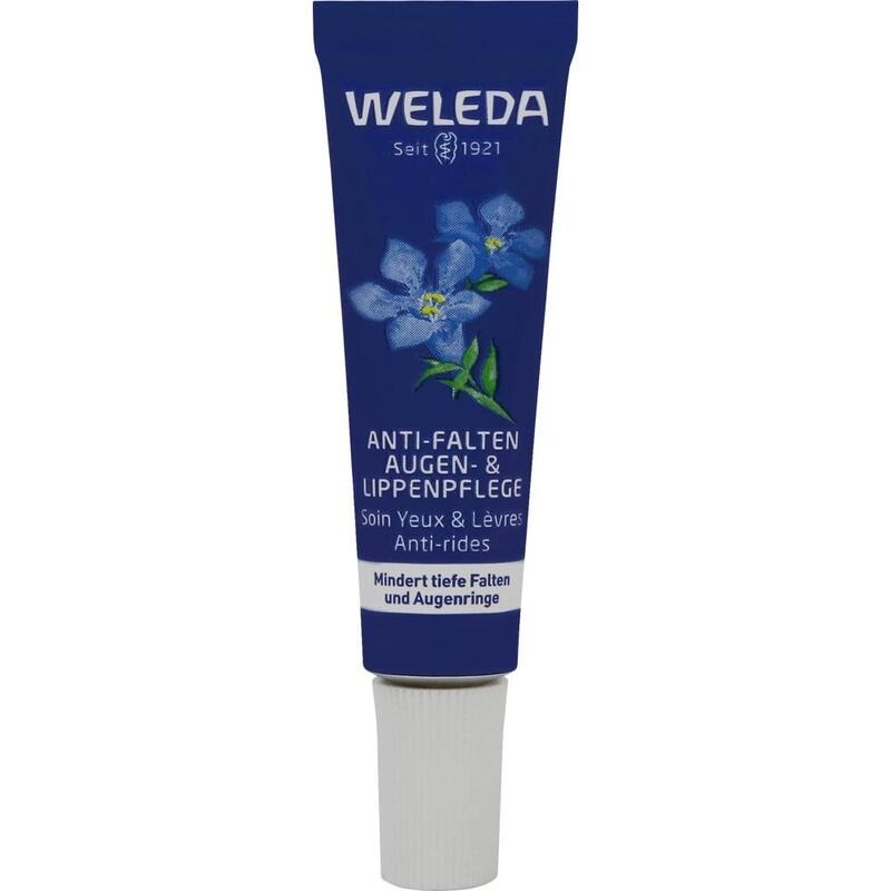 WELEDA Anti-Falten Aug.&Lippenpfl.bl.Enz.&Edelwei.