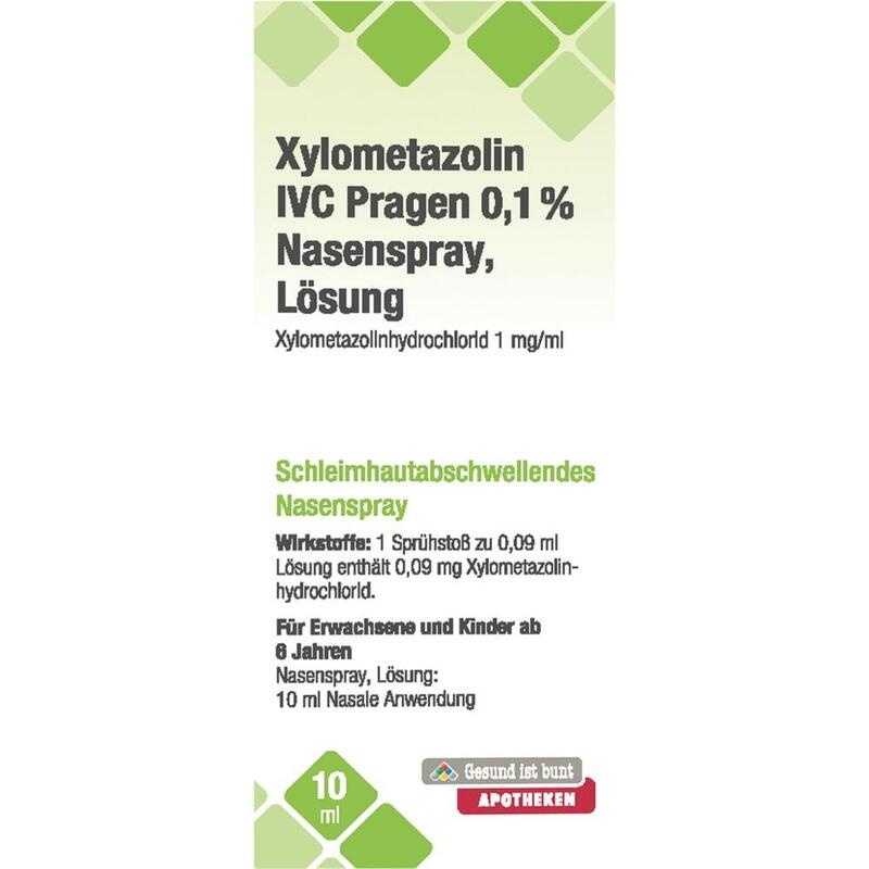 XYLOMETAZOLIN IVC Pragen 0,1% Nasenspray Lösung