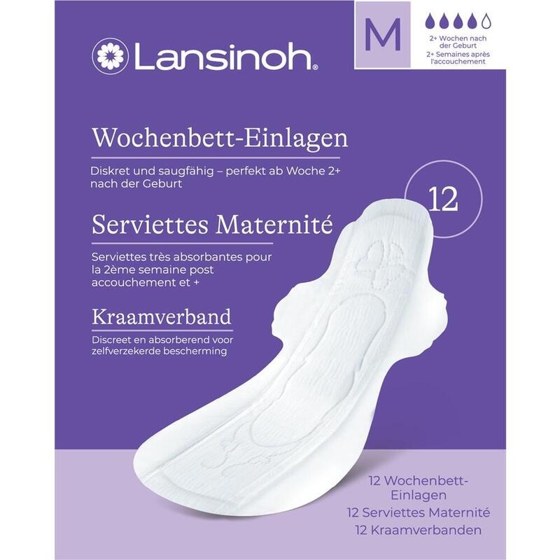 LANSINOH Wochenbett-Einlagen 2+ Wochen nach Geburt