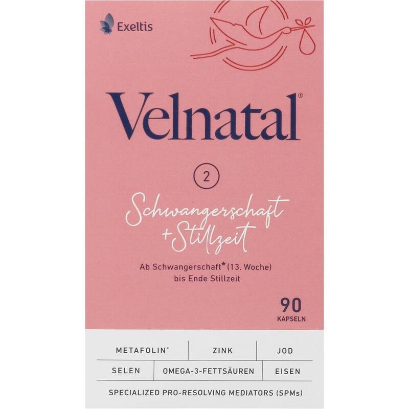 VELNATAL Schwangerschaft und Stillzeit Weichkaps.