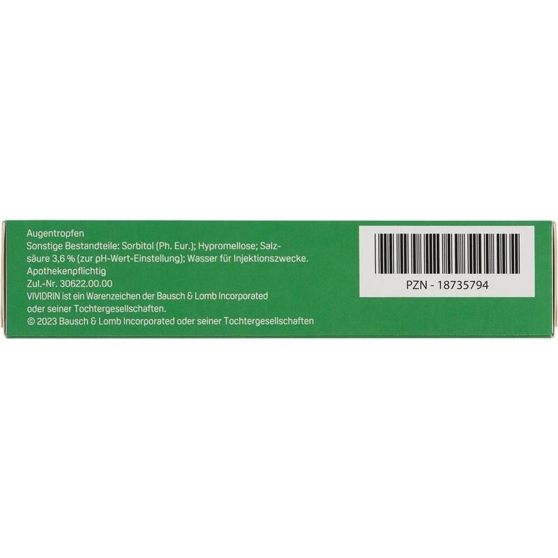 VIVIDRIN iso EDO antiallergische Augentropfen