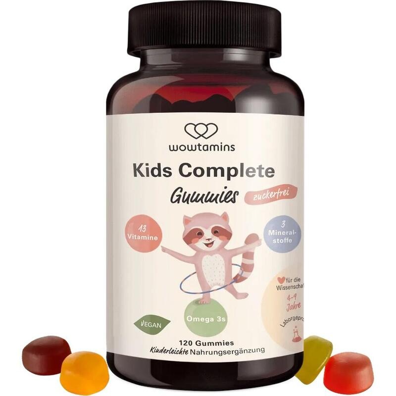 KIDS COMPLETE Fruchtgummis Vitamine zuckerfrei