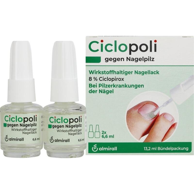 CICLOPOLI gegen Nagelpilz wirkstoffhalt.Nagellack