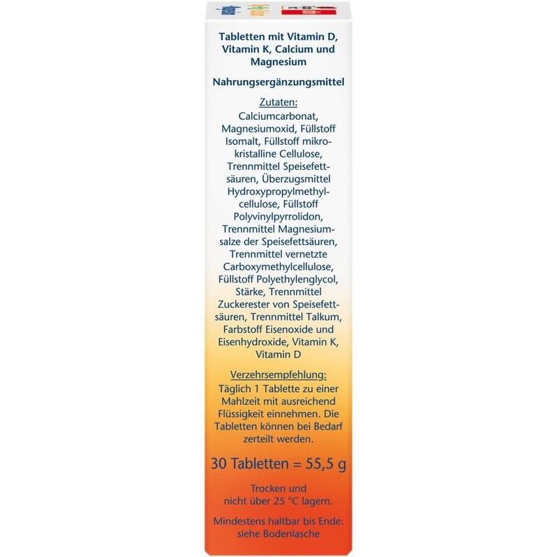 DOPPELHERZ D3+K2+Calcium+Magnesium Tabletten
