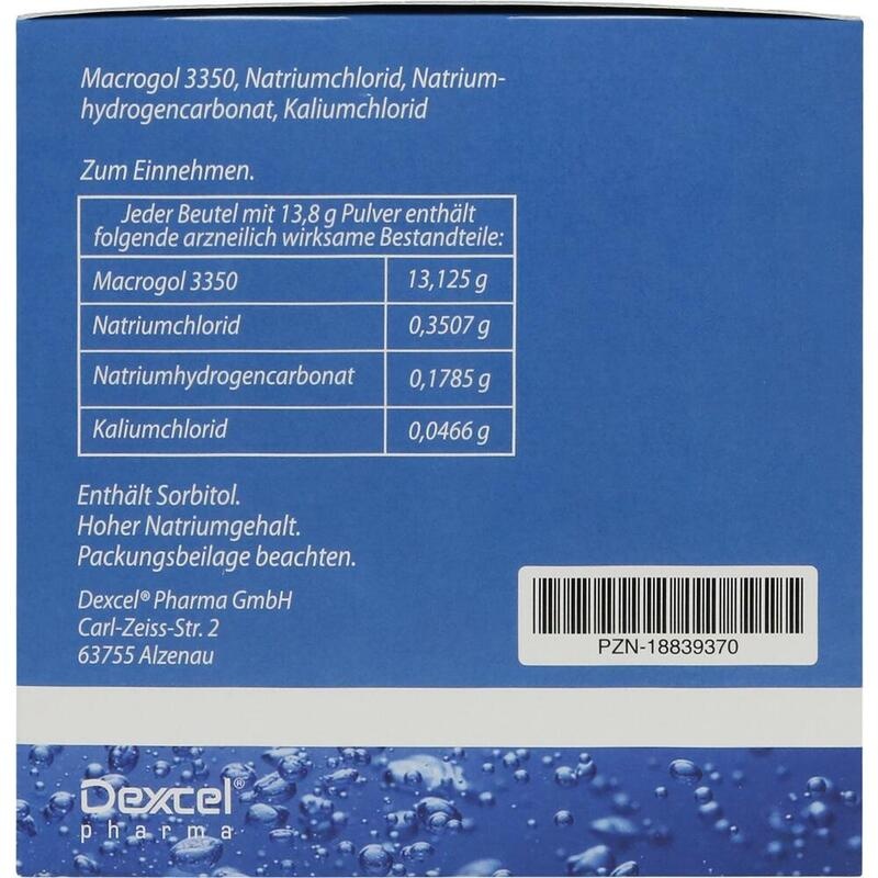MACROGOL plus Elektrolyte Dexcel 13,7 g PLE