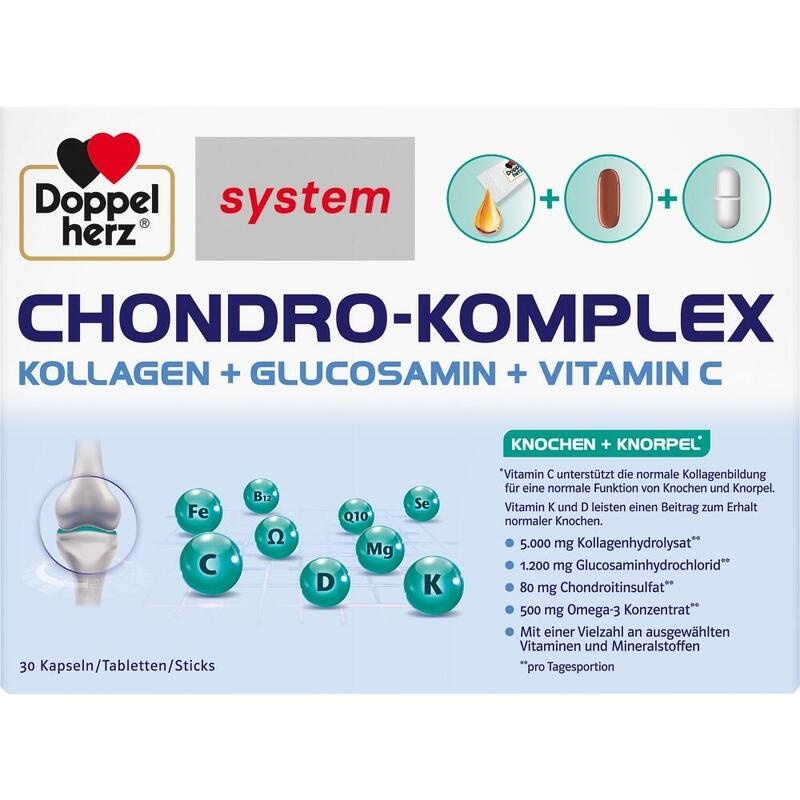 DOPPELHERZ Chondro-Komplex syst.Komb.Tab.Kap.Stick