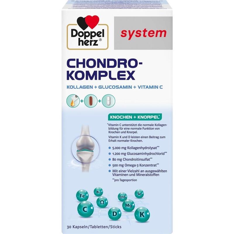 DOPPELHERZ Chondro-Komplex syst.Komb.Tab.Kap.Stick