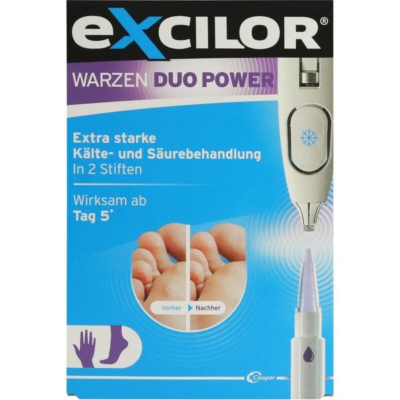 EXCILOR Warzen Duo Power 10 ml+1,5 g Kombipackung