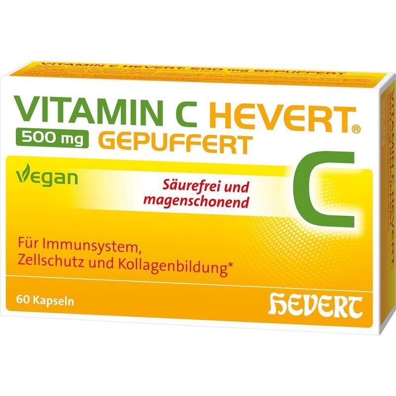 VITAMIN C HEVERT 500 mg gepuffert Kapseln