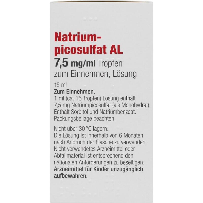 NATRIUMPICOSULFAT AL 7,5 mg/ml Tropfen z.Einnehmen