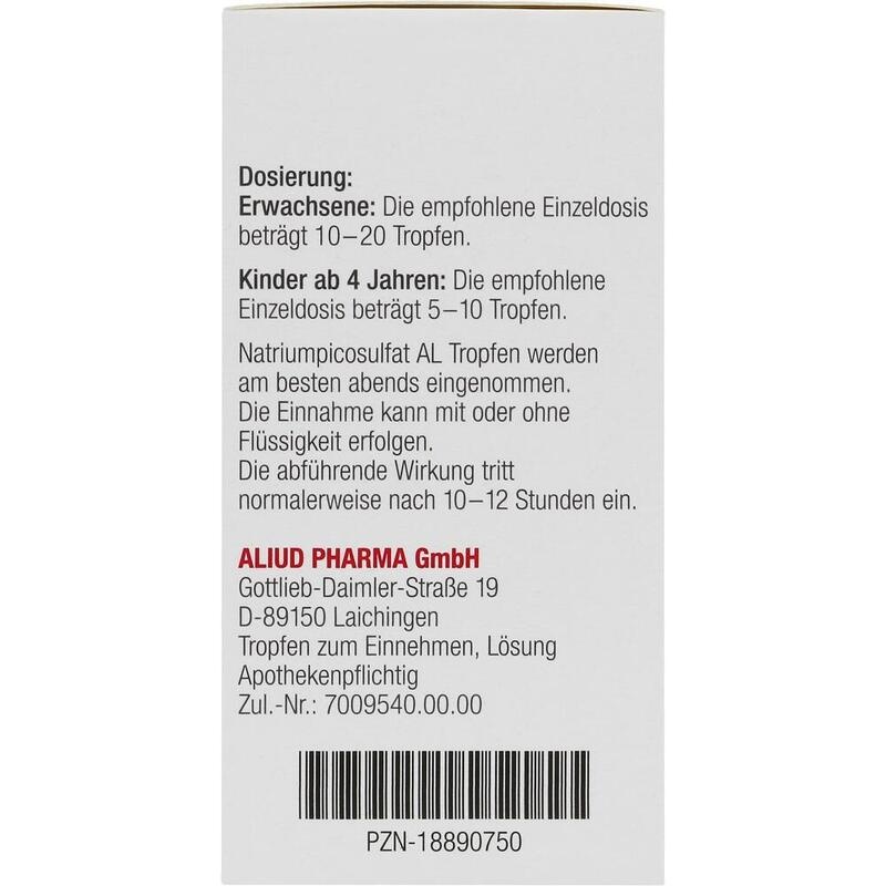 NATRIUMPICOSULFAT AL 7,5 mg/ml Tropfen z.Einnehmen