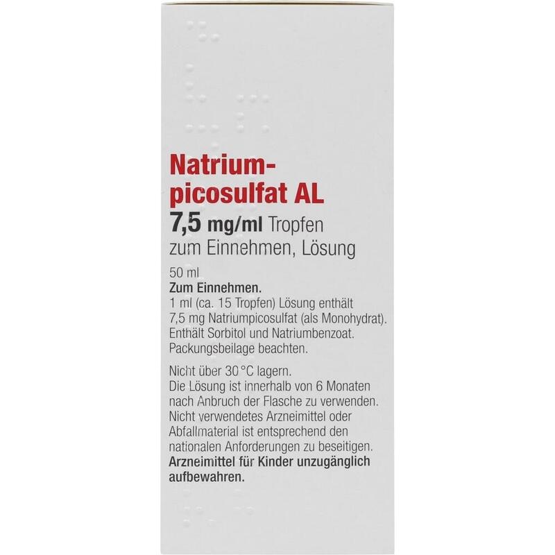 NATRIUMPICOSULFAT AL 7,5 mg/ml Tropfen z.Einnehmen