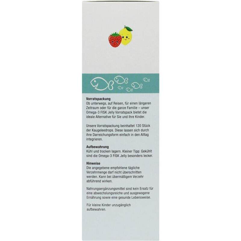 NORSAN Omega-3 FISK Jelly f.Kinder Drag.Vorratspa.