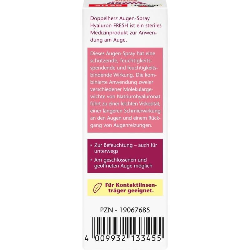 DOPPELHERZ Augen-Spray Hyaluron FRESH
