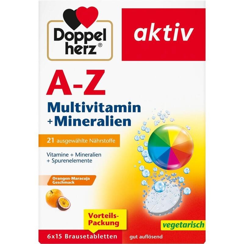 DOPPELHERZ A-Z Multivitamin+Mineralien Brausetabl.