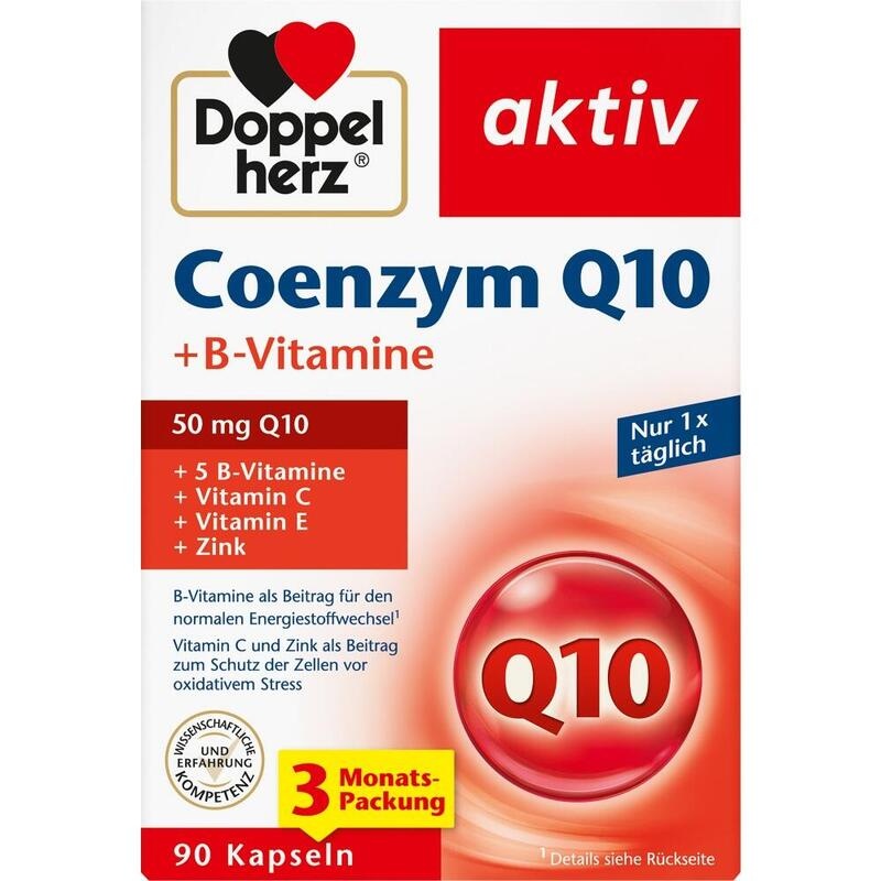 DOPPELHERZ Coenzym Q10+B Vitamine Kapseln