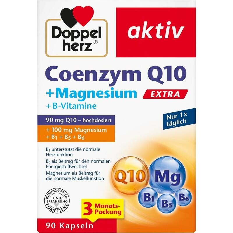 DOPPELHERZ Coenzym Q10 Extra+Magnesium Kapseln