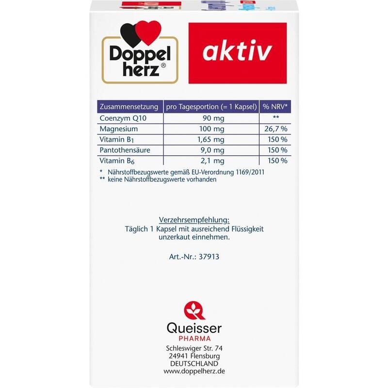 DOPPELHERZ Coenzym Q10 Extra+Magnesium Kapseln