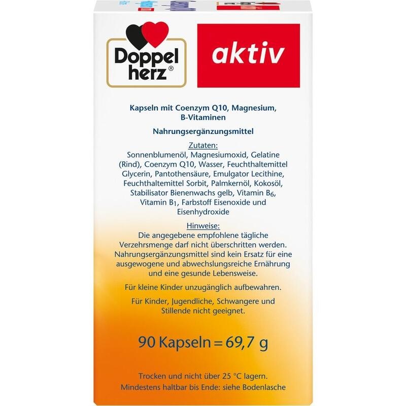 DOPPELHERZ Coenzym Q10 Extra+Magnesium Kapseln