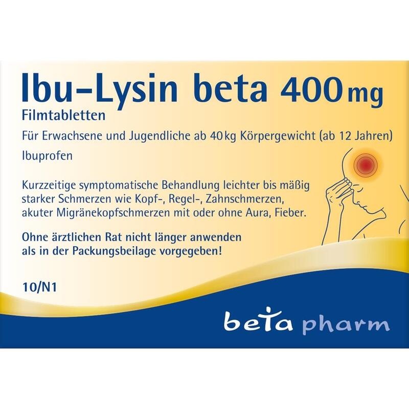 IBU-LYSIN beta 400 mg Filmtabletten