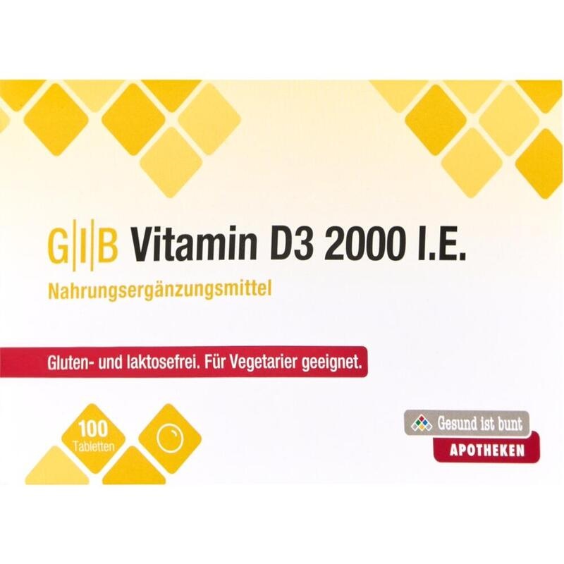 GIB Vitamin D3 2.000 I.E. Tabletten