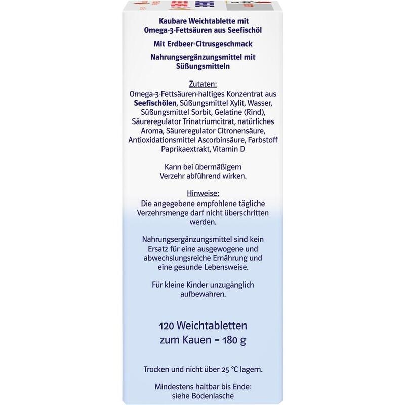 DOPPELHERZ Omega-3 Gel-Tabs family Erdb.Cit.system