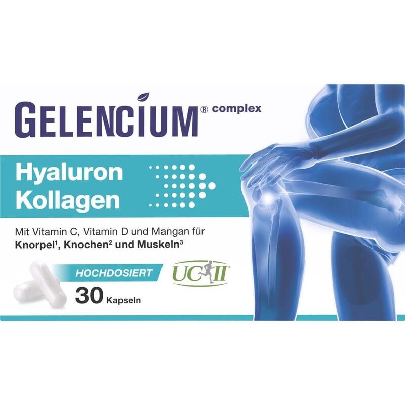 GELENCIUM Hyaluron Kollagen hochdos.Vitamin C Kps.