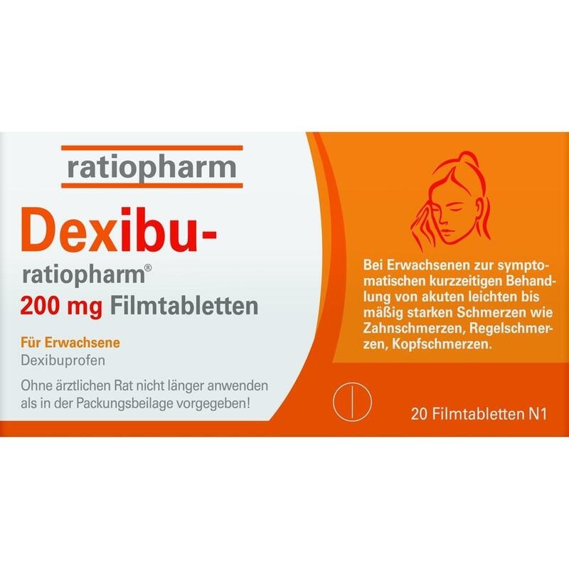 DEXIBU-ratiopharm 200 mg Filmtabletten