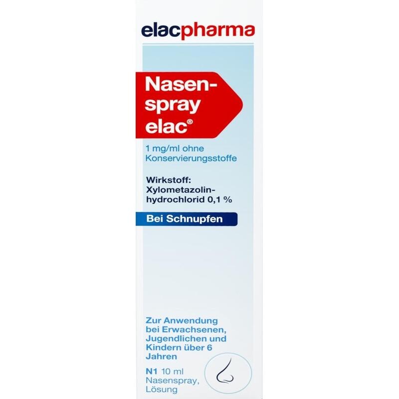 NASENSPRAY elac 1 mg/ml ohne Konservierungsstoffe