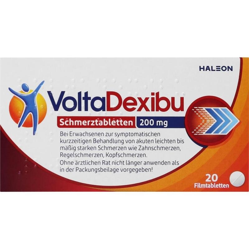 VOLTADEXIBU Schmerztabletten 200 mg Filmtabletten