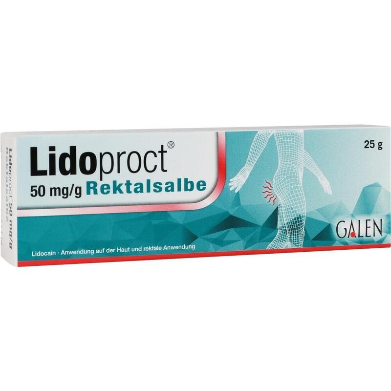 LIDOPROCT 50 mg/g Rektalsalbe