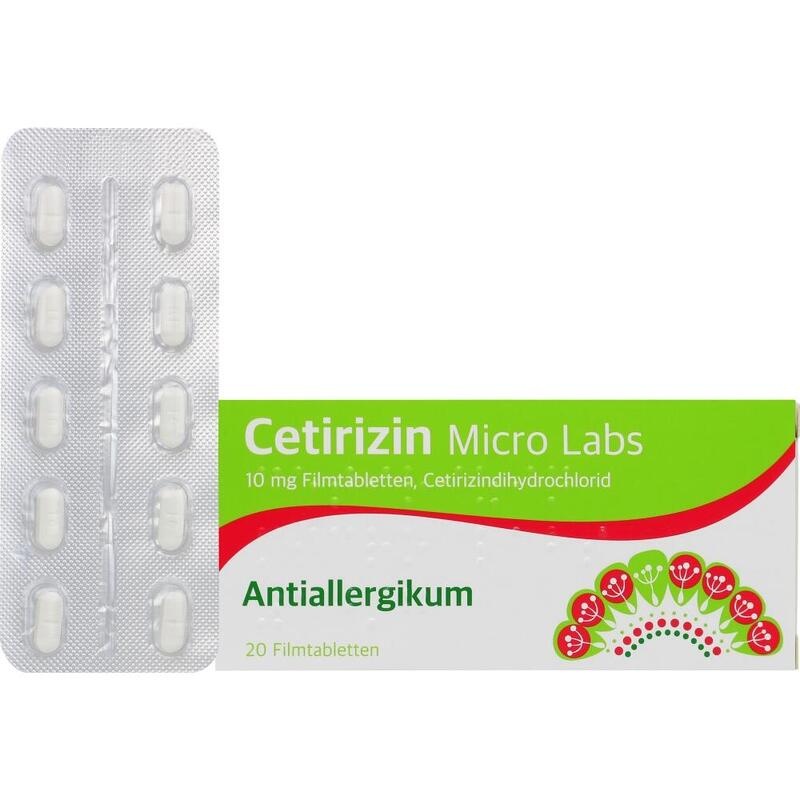 CETIRIZIN Micro Labs 10 mg Filmtabletten